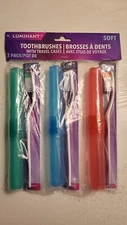 LUMINANT - 3 SOFT Toothbrushes with Travel Cases