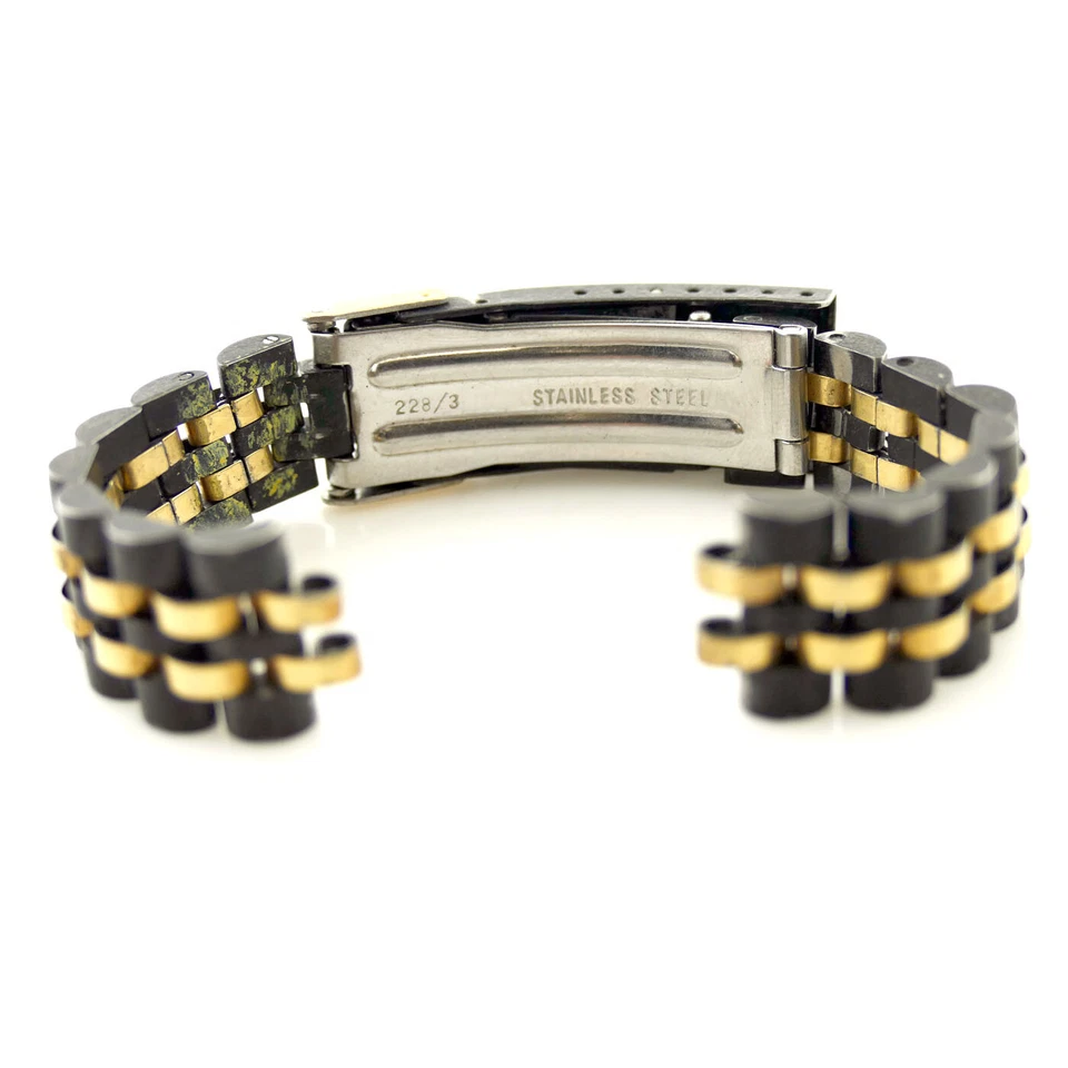 PULSERA COMPLETA TAG HEUER 1500 2 TONOS NEGRA RECUBIERTA DE PVD + CHAPADA EN ORO PARA DAMAS - 228/3 Foto 2 de 4