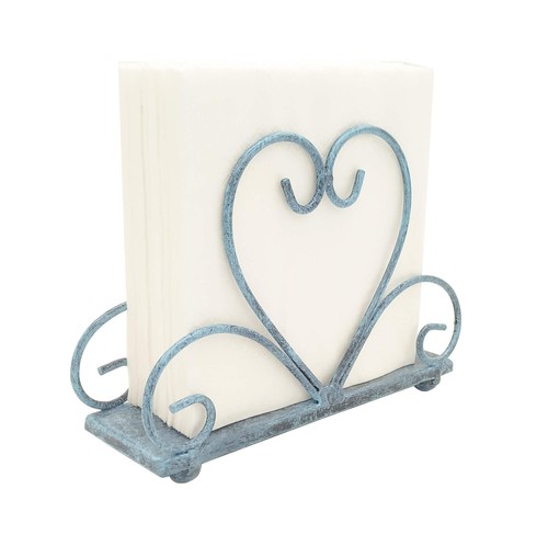 Metal Table Napkin Holder Freestanding Tissue Dispenser Turquoise - Bild 3 von 6