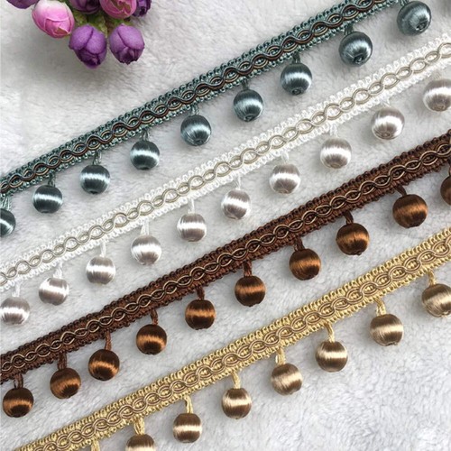 3Yard / 15 Colors / Mandino Pompom Tassel Fringe Trim - Picture 17 of 20