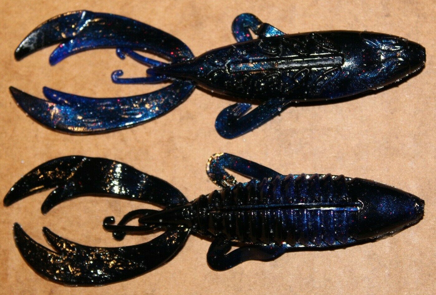 4/" Rojas Fighting Frog Big Bite Baits Confusion 4RFF-27-25 bulk pack Jig Trailer