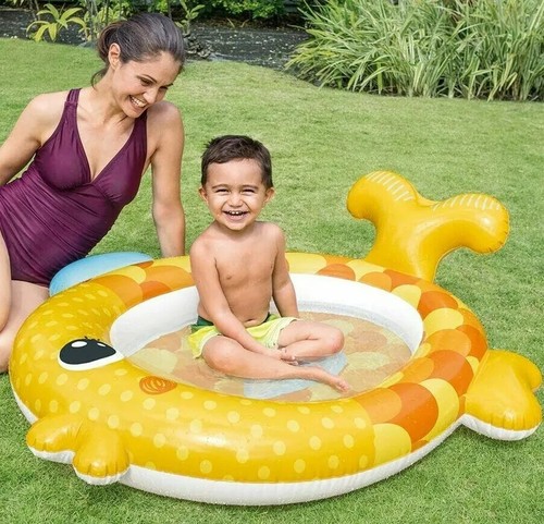 Intex Goldfish Baby Planschbecken aufblasbar Spaß Kleinkinder Kinder Garten - Bild 2 von 4