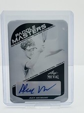 2024 Leaf Metal Pickleball ALEX NEUMANN Printing Plate Auto - 1/1