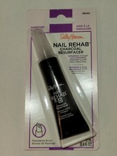 Sally Hansen Nail Rehab Charcoal Resurfacer Exfoliator Massaging Brush Manicure