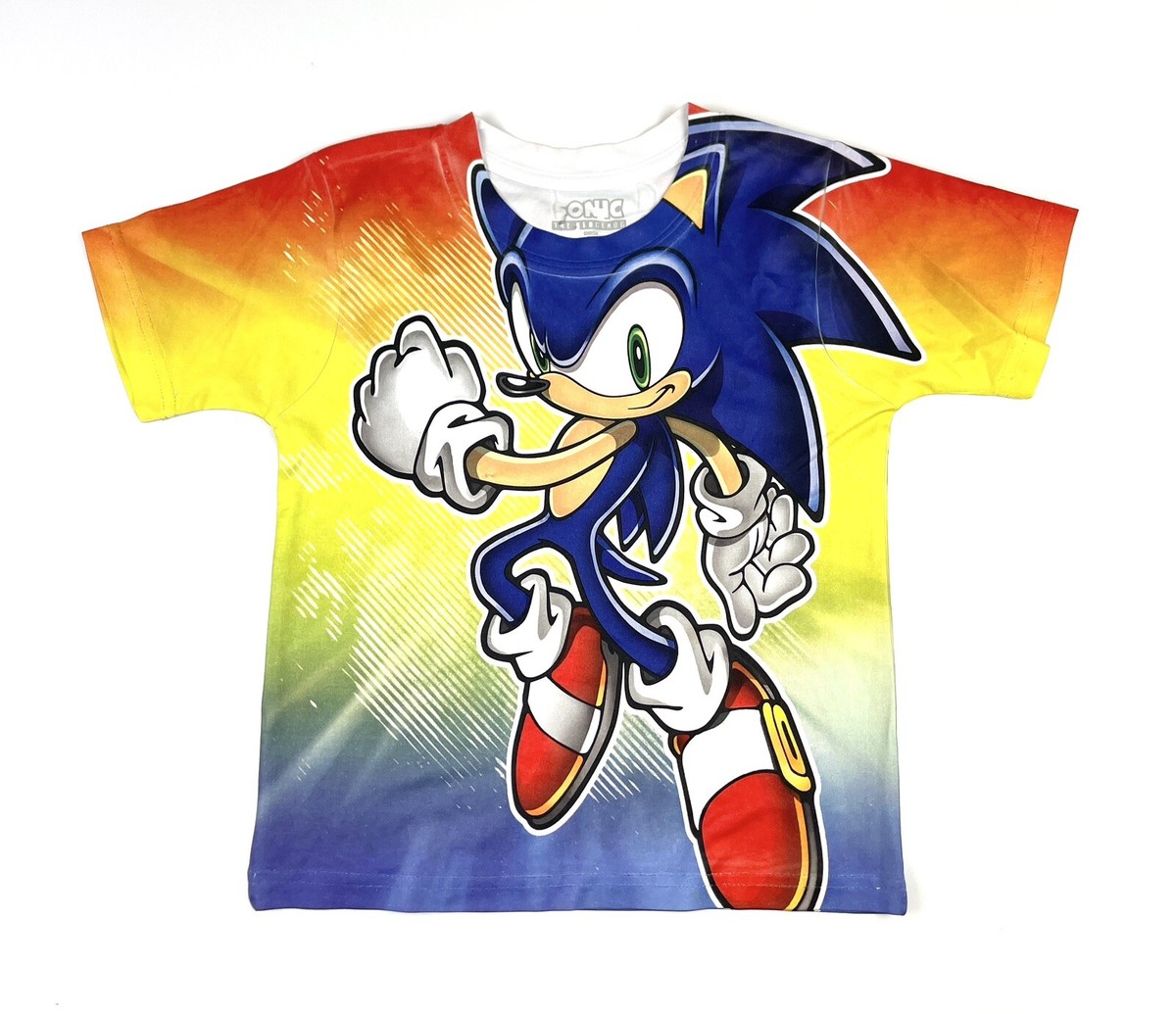 少年漫画 SEGA SONIC THE HEDGEHOG VINTAGE/Y2K SEGA Sonic the Hedgehog Zeg Shirt 90s Vintage L Grey Japan