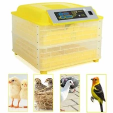 Egg Bird Incubator 96 Eggs Automatic Poultry Hatcher Breeder Digital Display