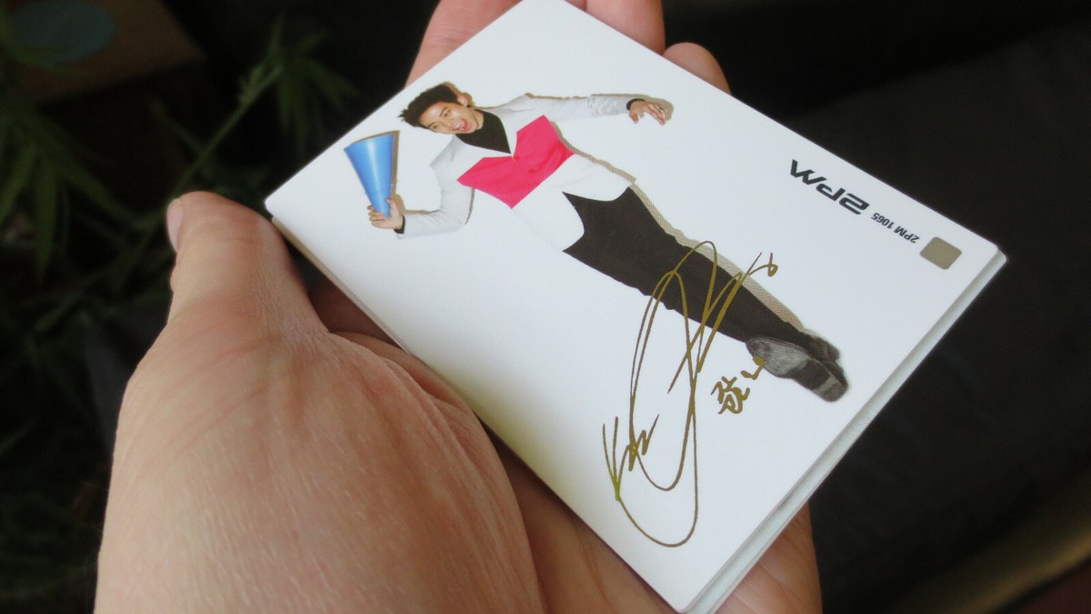 ☆2PM☆ カード 2pm Autograph cards SET Signed Nichkhun Jun K Chansung