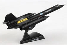 NASA Lockheed YF-12 SR-71 Blackbird  1/200 Diecast Model with Stand
