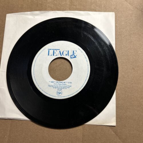 The Human League Don't You Want Me Baby/Second 1981 Virgin Records 45