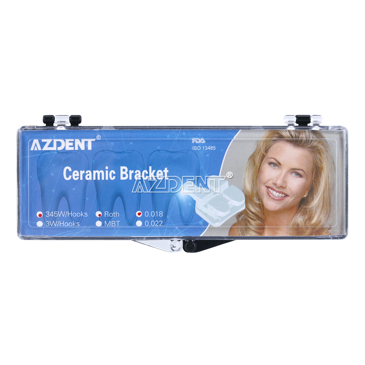 Braquets Para Dientes AZDENT Dental Orthodontic Ceramic Brackets Braces ...