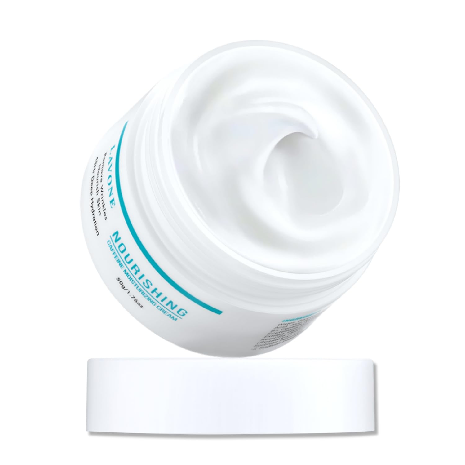 Face Moisturizer - LAVONE Moisturizer Face Cream for Women and Men with Caffeine
