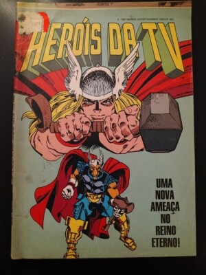 Thor #342 Heróis da TV #102 Portuguese Brazilian Comics Marvel