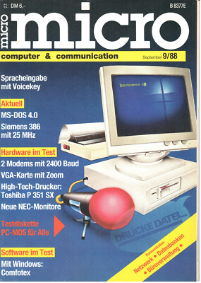 Micro Computer & Communication Magazin 9 - 1988