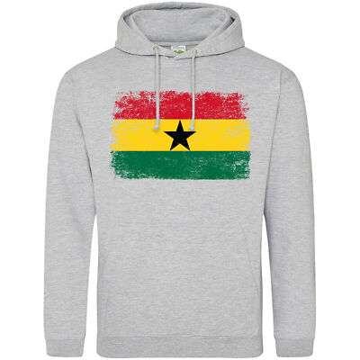 Ghana Flagge Hoodie Fußball Weihnachten Supporter Geschenke für Ihn Weltfans...
