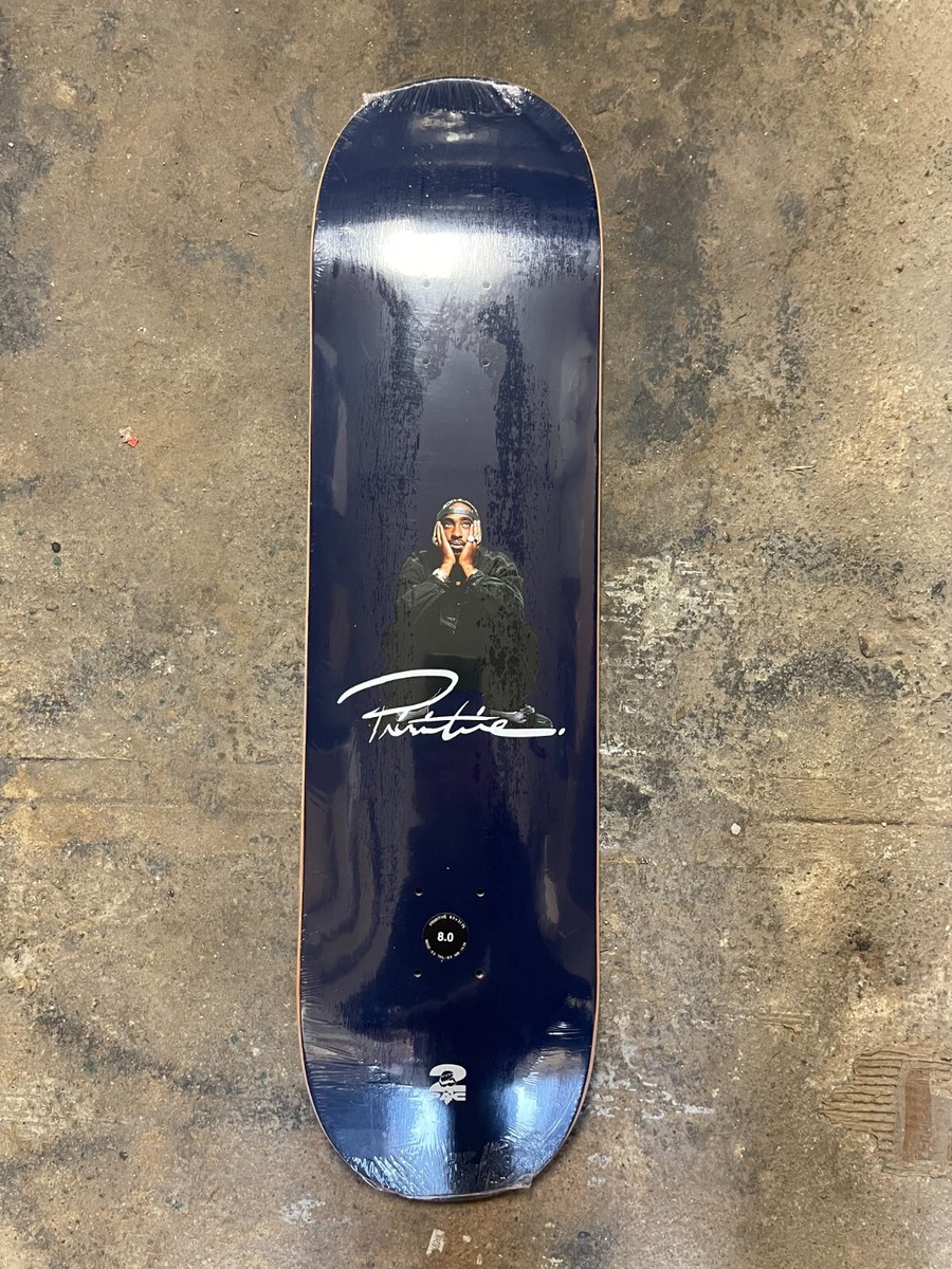 Primitive Skateboard Deck Tupac 2pac Shakur Navy 8.0