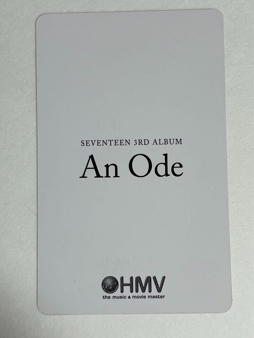 SEVENTEEN Wonwoo An Ode Christmas Xmas HMV Ver. Limited