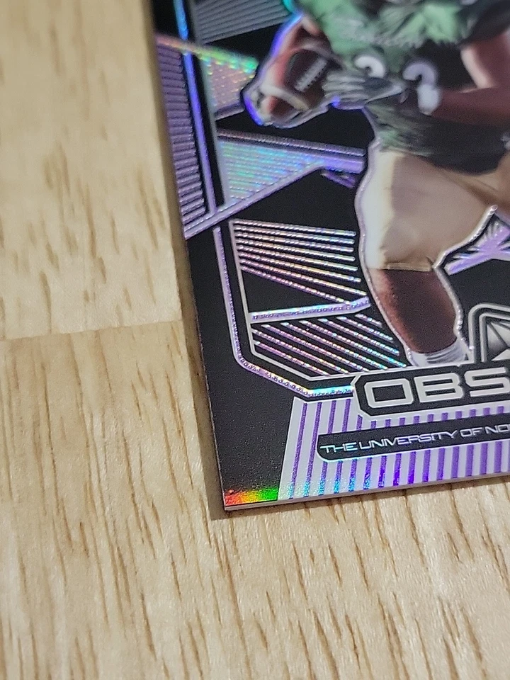 2020 Obsidian Draft Picks BENNY LEMAY Purple Electric Etch /49 #42 Rookie RC SP - Image 4 of 4