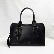 Marc Jacobs Drifter Medium Black Leather Satchel Bag NWT Orig $525