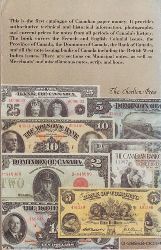 The Charlton Standard Catalogue of Canadian Paper Money - Picture 2 of 3
