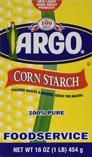 Argo Corn Starch - 16 Oz. (Pack of 2) 100% PURE Gluten Free