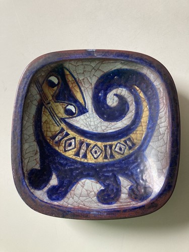 Vintage Danish Pottery Marianne Starck große Keramikschale Katze Design Mid Century - Bild 2 von 16