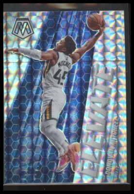 2020-21 Panini Mosaic Elevate Mosaic #24 Donovan Mitchell Utah Jazz