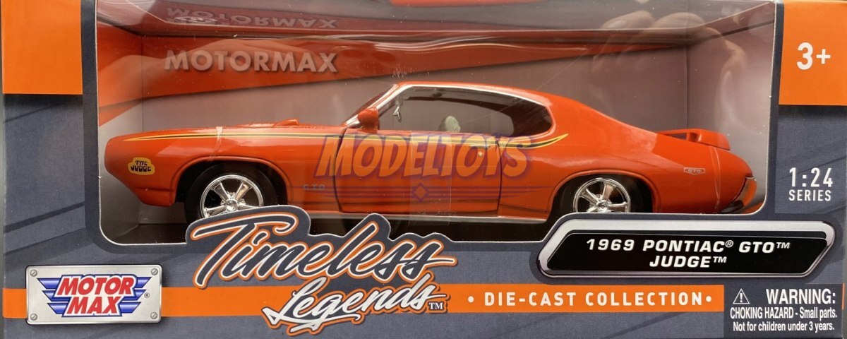 Thumbnail - Pontiac Gto Judge 1969 1:24 Motormax 73242