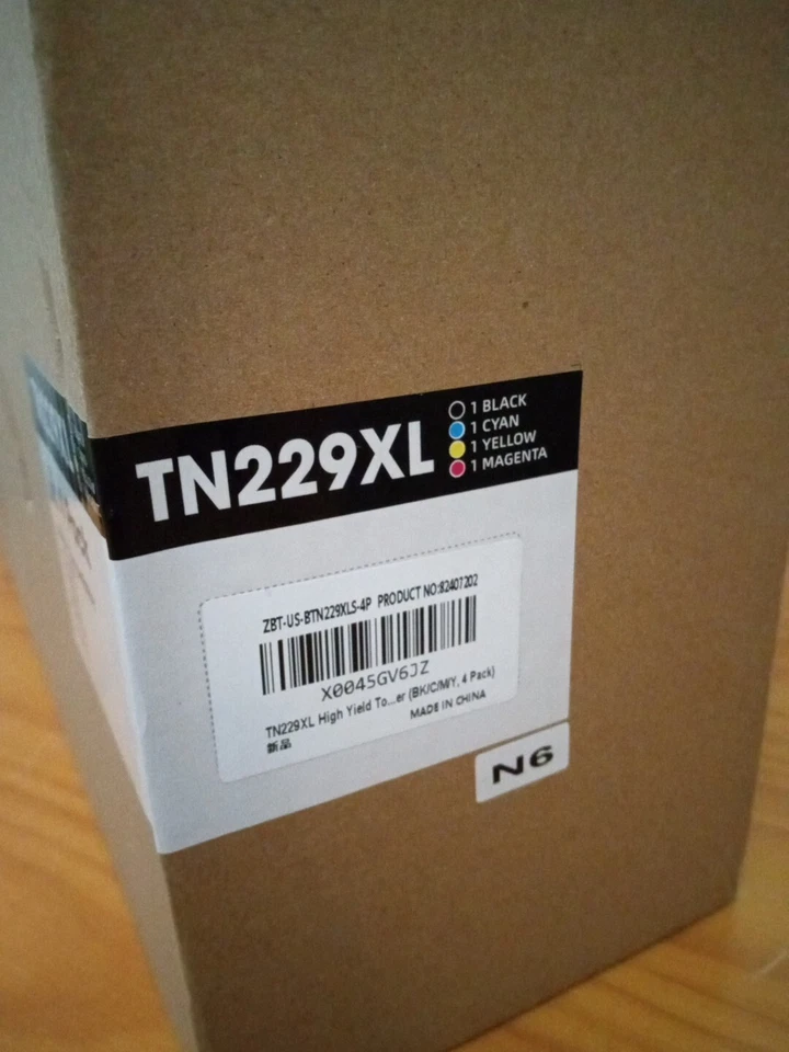 4PK TN229XL TN229 Toner Cartridge For Brother HL-L3280CDW MFC-L3780CDW L8395cdw - Image 4 of 4