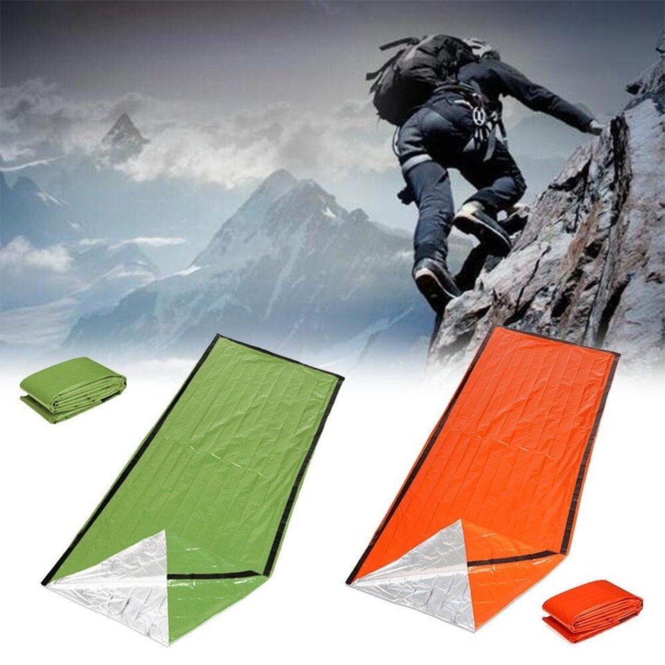 Hiking Sleeping Bag PE Aluminum Film Sleeping Bag Survival Waterproof