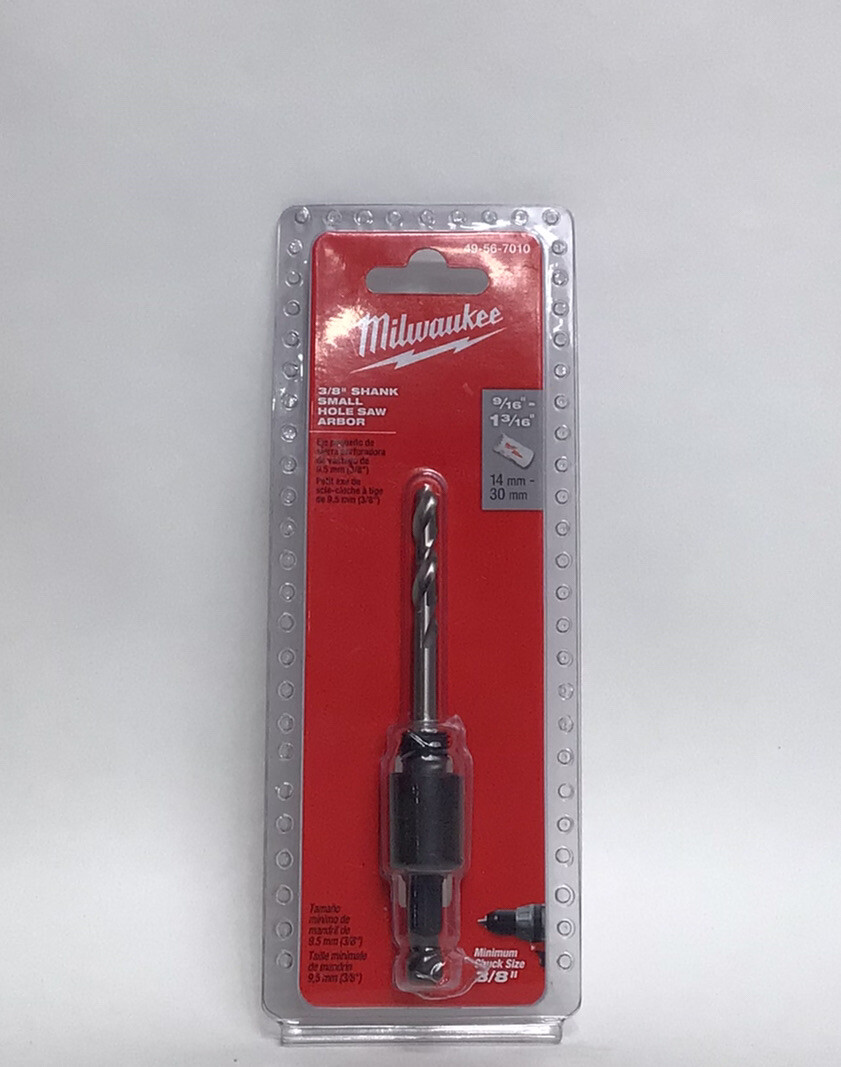 Milwaukee 9/16" 13/16" Shank Small Hole Saw Arbor 49567010 eBay