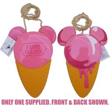 Disney World Epcot Italy I Love Gelato Ice Cream Shape Bag Crossbody Mickey Park