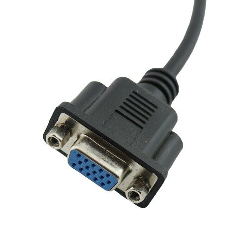 1FT 15Pin VGA Female to Female Jack Extension Cable Converter for PC TV Monitor - Picture 4 of 7