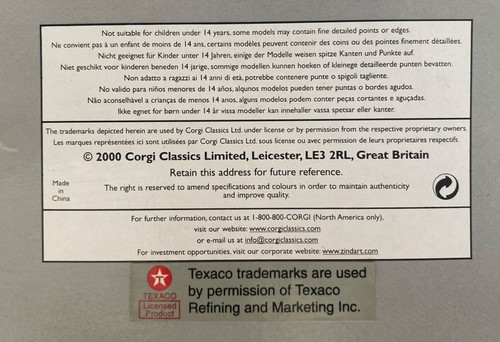 Corgi 1:50 Texaco Diamond T980 Wrecker Trailer & Pipes 55610 Limited Edition - 第 20/22 張圖片