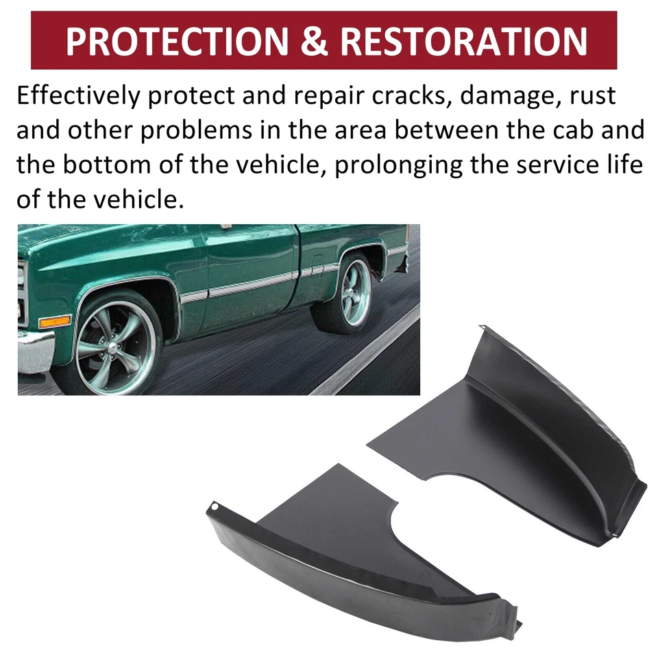 For 73-87 Chevy 10Pc Cab Repair Kit, X-Rocker, Cab Corner, Inner Floor & Support - Image 4 of 4