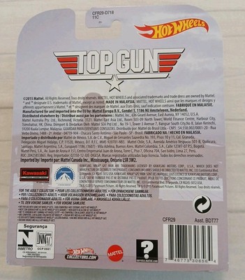 Hot Wheels Top Gun Kawasaki Ninja GPZ 900R Retro Entertainment