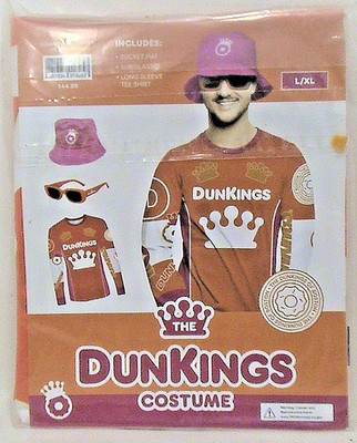 Dunkin Donuts THE DUNKINGS COSTUME Limited Edition L/XL Halloween