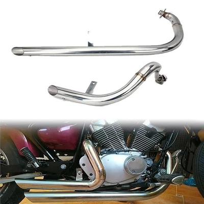 Drag Star Silencieux Pipe échappement pr Yamaha XV250 Virago 88-26 DS250 XVS250 - Photo 1/4