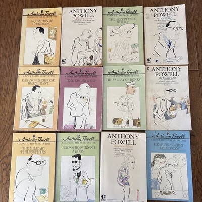 Anthony Powell's A Dance to the Music of Time, 12 volumes, Covers by Mark Boxer
