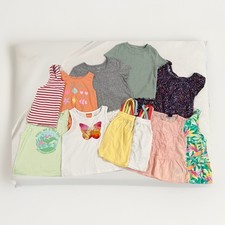 Girls Size 6 6X Summer Tops Lot of 11 Tees Tanks Wonder Nation Garanimals
