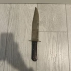 Civil War Confederate Bowie Knife W.s. Butcher Sheffield