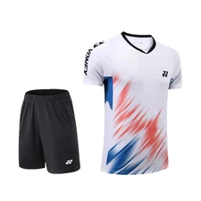 YONEX Men's Table Tennis Badminton T-shirt and Shorts Suit Sports Set 25-09161