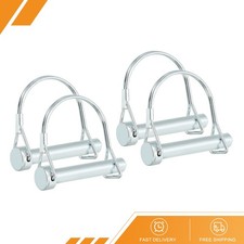 4pack Trailer Coupler Pin 38x2-38 Wire Lock Pin Shaft Locking Coupler Pin