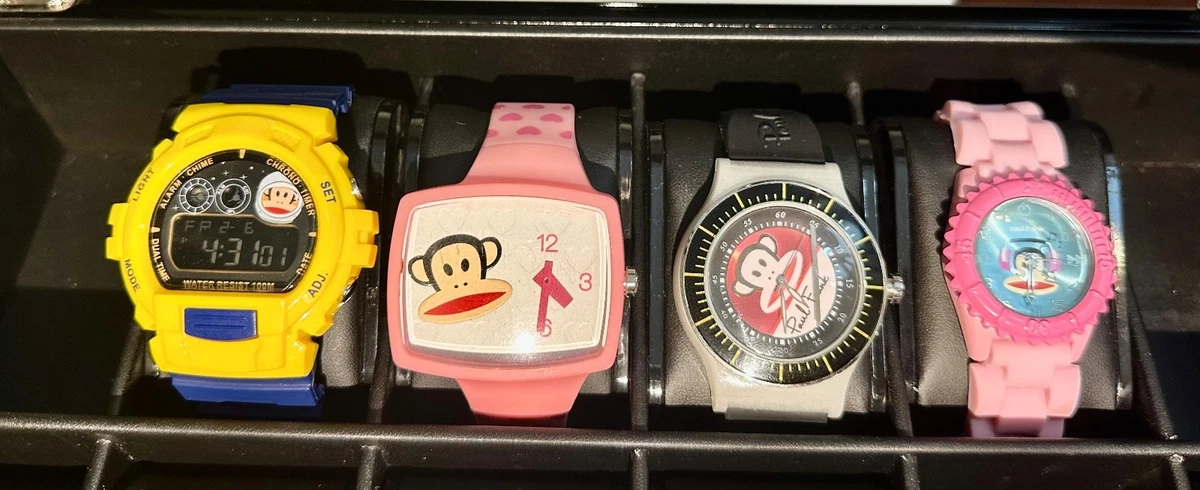 Y2k PAUL FRANKJulius & Friends Rare 70s Vibe White Wristband Chunky Analog ? PAUL FRANK VINTAGE WATCH TURN BACK TIME… With... | Depop main image 4