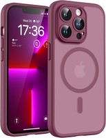 HandyhüLle FüR Iphone 13 Pro Max StoßFest Kratzfest Matt Pflaume 6,7 Zoll