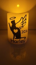Pet Memorial Flameless Candle Cat