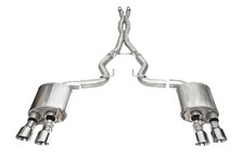 Corsa For 24 Ford Mustang Dark Horse 5.0l 3.0in Dual Rear Exit Cat-back Wtwin Corsa For 24 Ford Mustang Dark Horse 5.0l 3.0in Dual Rear Exit Cat-back Wtwin
