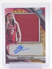 BOOGIE FLAND 2024-25 BOWMAN U BEST PATCH GOLD GEOMETRIC AUTO 50/50 Q6438