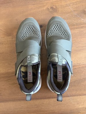 Tiem Slipstream Indoor Cycling Shoes Women's 7.5 Green Camo Biking