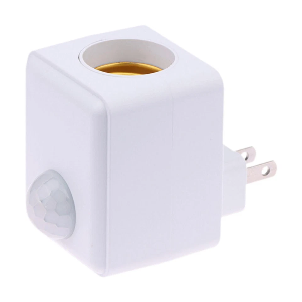 E27 Light Bulb Holder Kitchen Storage Room Hotel Infrared Sensor Lamp Socket - Image 2 of 4