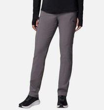 Columbia Women's Fleece Lined Active Fit Straight Leg Pants City Grey X LARGE